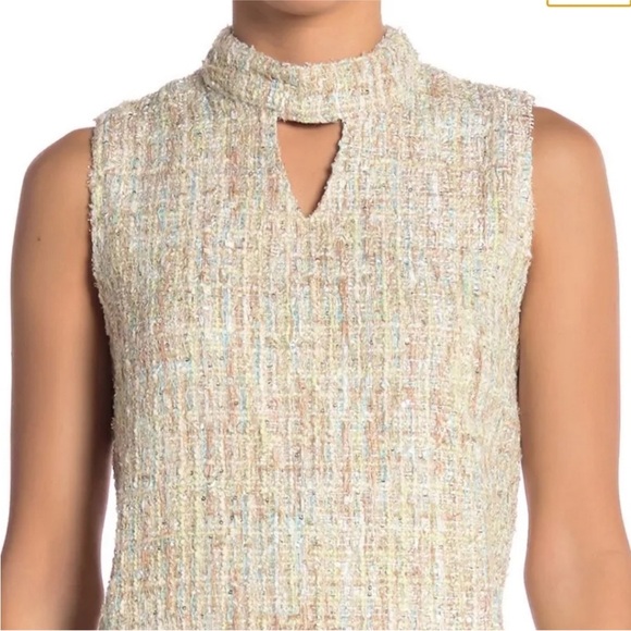 Gracia Metallic Tweed Sleeveless Dress, size Medium - Picture 2 of 9